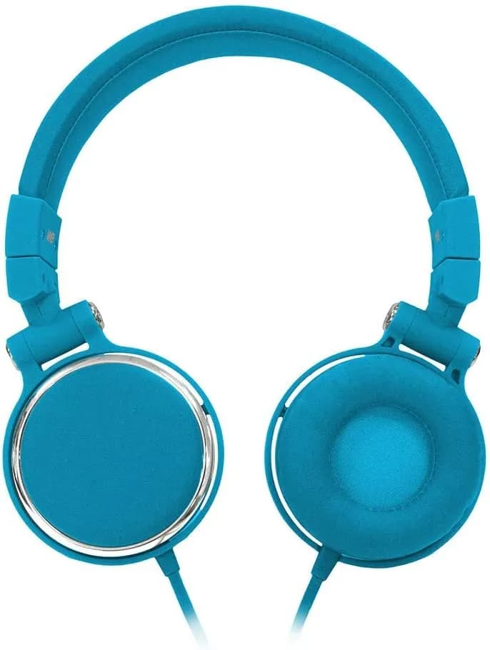 WE Casque Audio Filaire - Micro Intégré pour Les Appels Téléphonique - Smartphone Android et iOS - Casque Stéreo Réglable - Bleu
