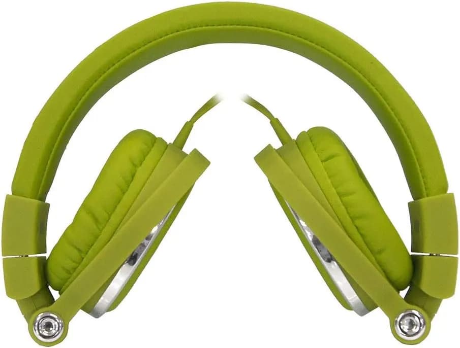 WE Casque Audio Filaire - Micro Intégré pour Les Appels Téléphonique - Smartphone Android et iOS - Casque Stéreo Réglable - Vert