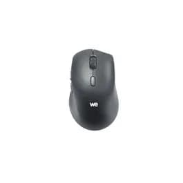 WE Souris sans fil rechargeable 2-en-1 Bluetooth 5.3 et 2,4 GHz USB-C, noire