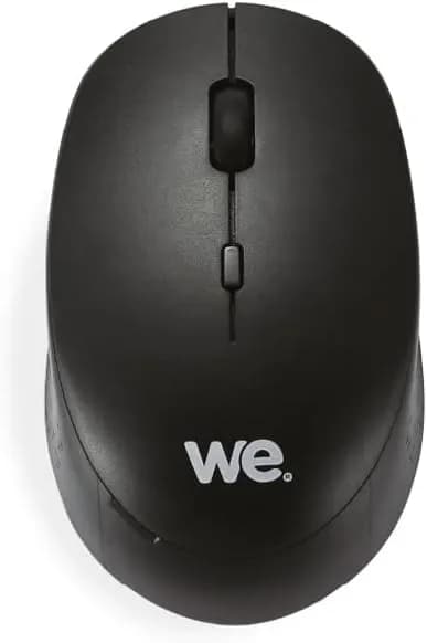 Souris sans Fil Optique WE - Nano Dongle USB - Connexion 2.4 GHz - 800/1200/1600 DPI, Couleur Noire