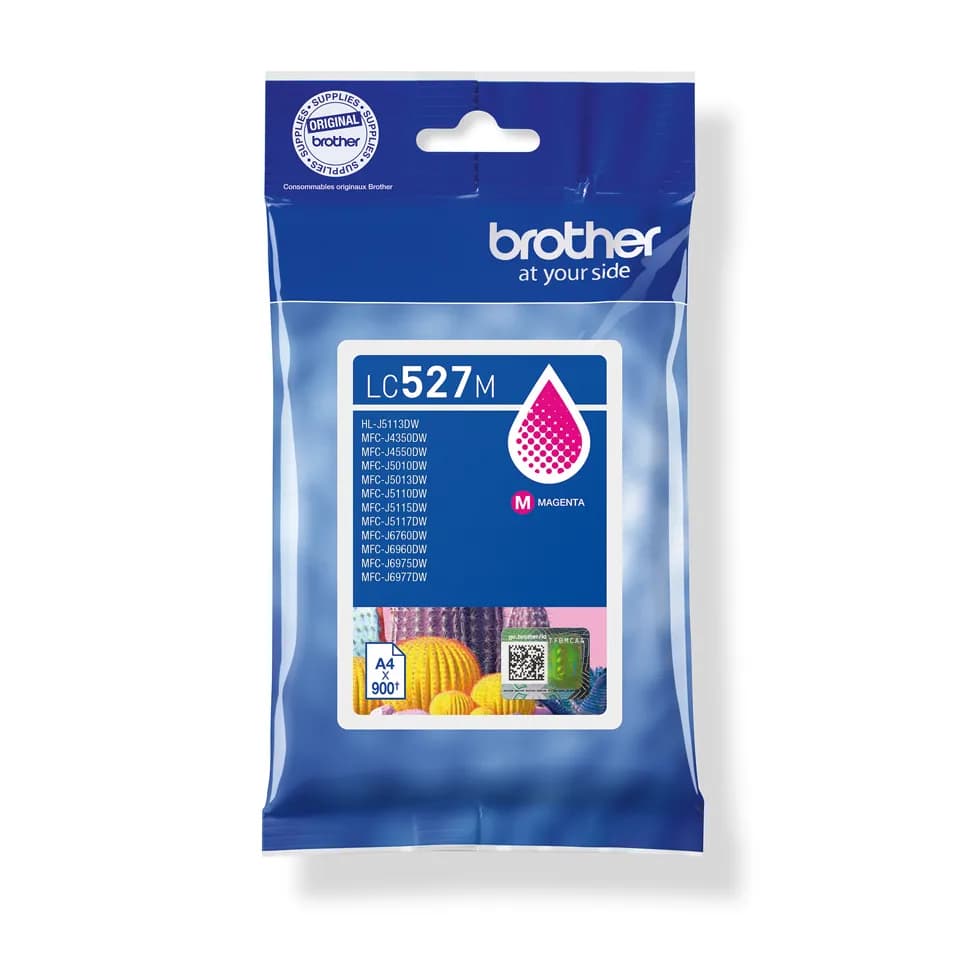 Brother Cartouche d'encre authentique LC527M - Magenta