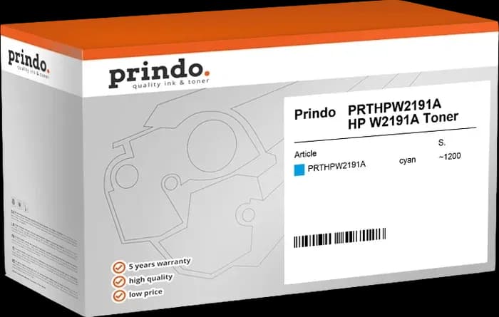 Prindo Classic Toner compatible HP 219A Cyan – 1 200 pages – PRTHPW2191A