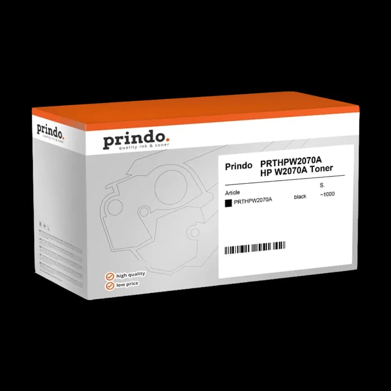 Prindo Classic PRTHPW2070A Toner compatible HP 117A / W2070A Noir