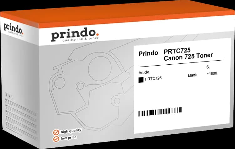 Prindo Classic PRTC725 Toner compatible Canon 725 Noir