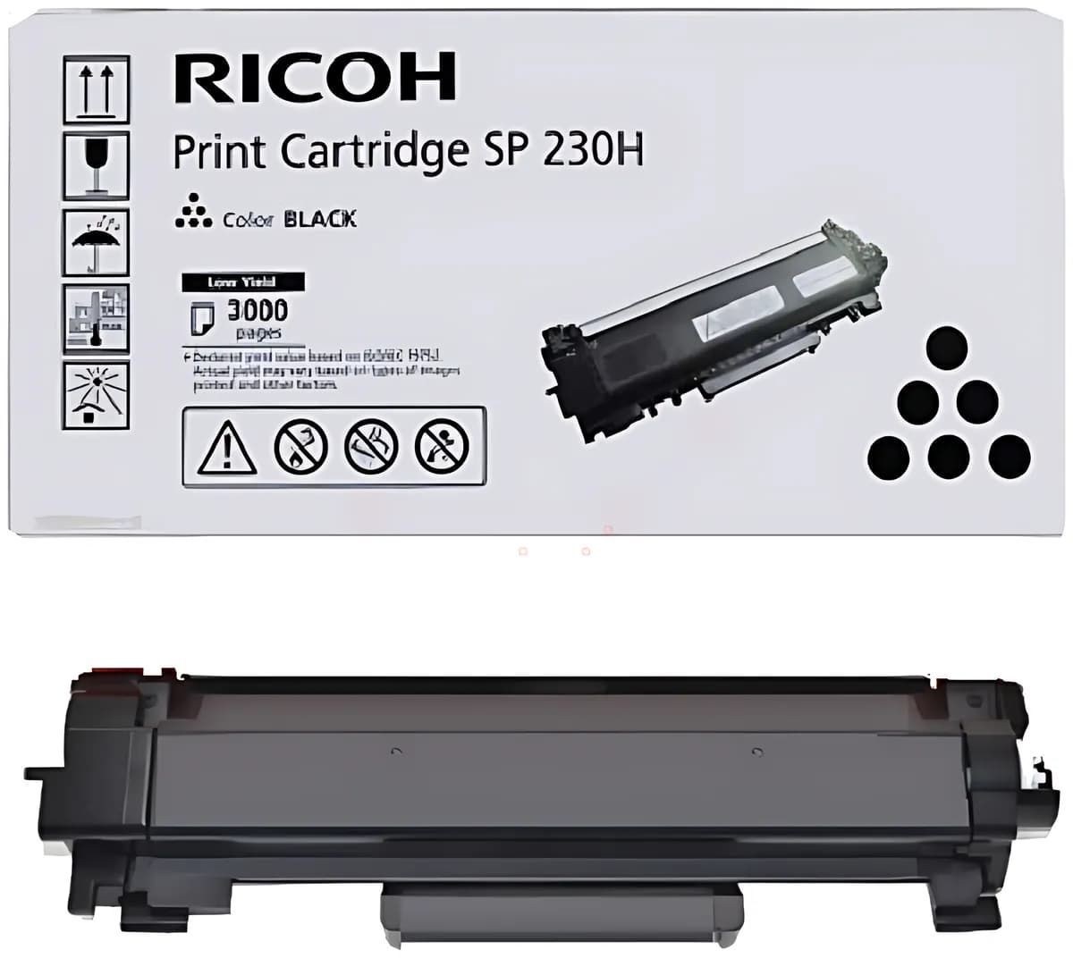 Toner compatible Prindo Classic L PRTR408294 pour Ricoh SP 230H, noir, 3 000 pages