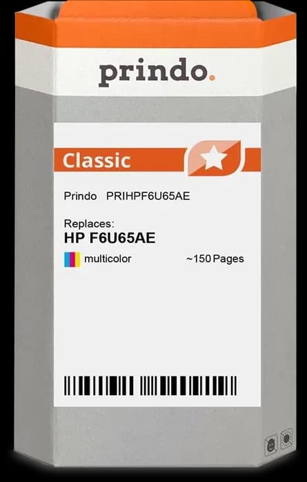 Prindo Classic Cartouche d'encre multicolore compatible HP 302 PRIHPF6U65AE