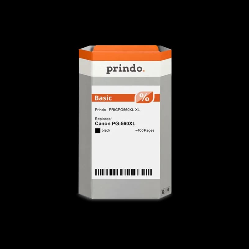 Prindo Basic XL PRICPG560XL – Cartouche d'encre compatible Canon PG-560XL – Noir