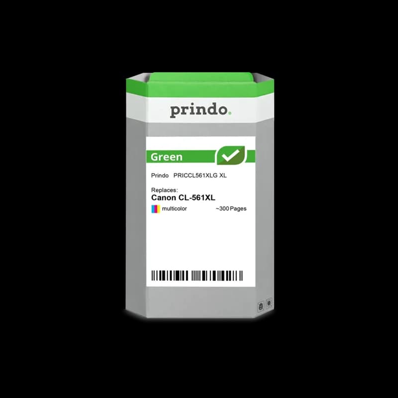 Prindo Green XL PRICCL561XLG – Cartouche d'encre compatible Canon CL-561XL – Plusieurs couleurs