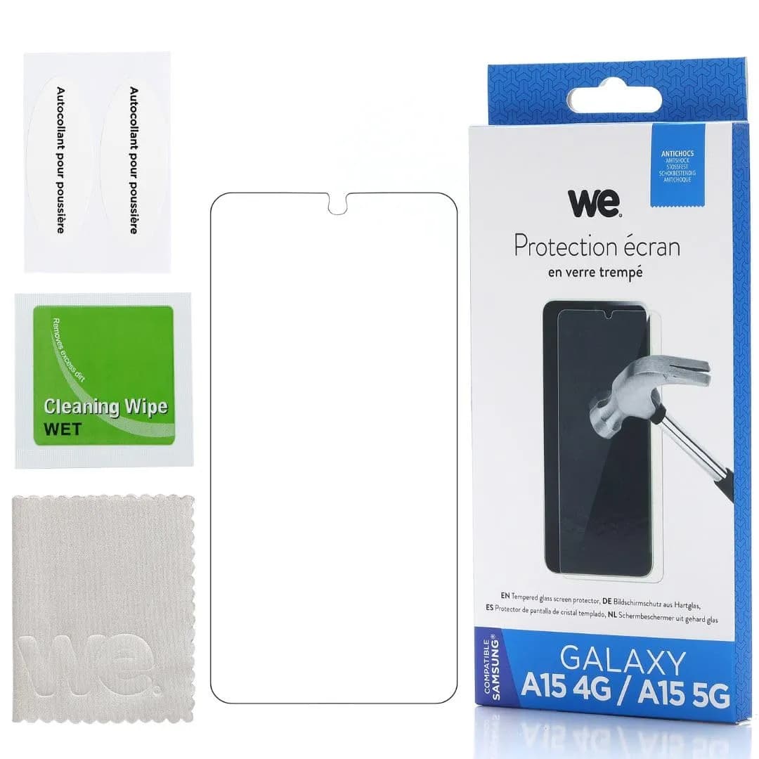 WE verre trempé Samsung Galaxy A15 4G / A15 5G