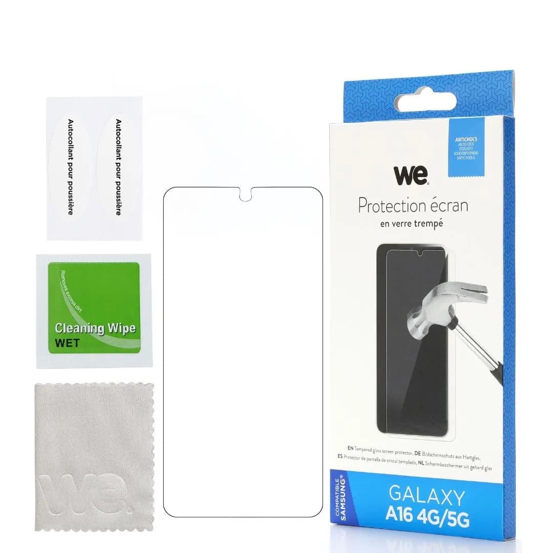 WE009SAMA165G WE verre trempé pour Samsung Galaxy A16 4G/5G