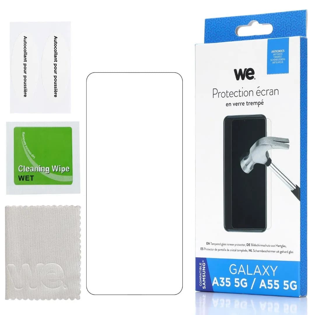 WE verre trempé pour Samsung Galaxy A35 5G / A55 5G
