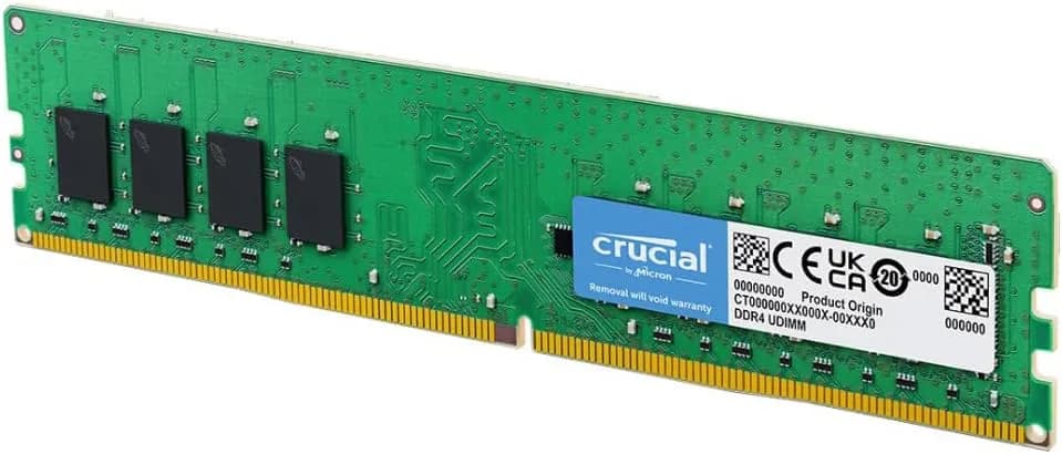 Crucial RAM DDR4 16Go 3200MHz CL22, PC Mémoire (ou 2933MHz / 2666MHz) - CT16G4DFRA32A