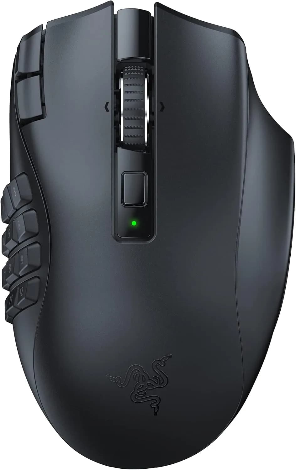 Razer Naga V2 HyperSpeed - Souris gaming MMO sans fil 30K DPI - Noir