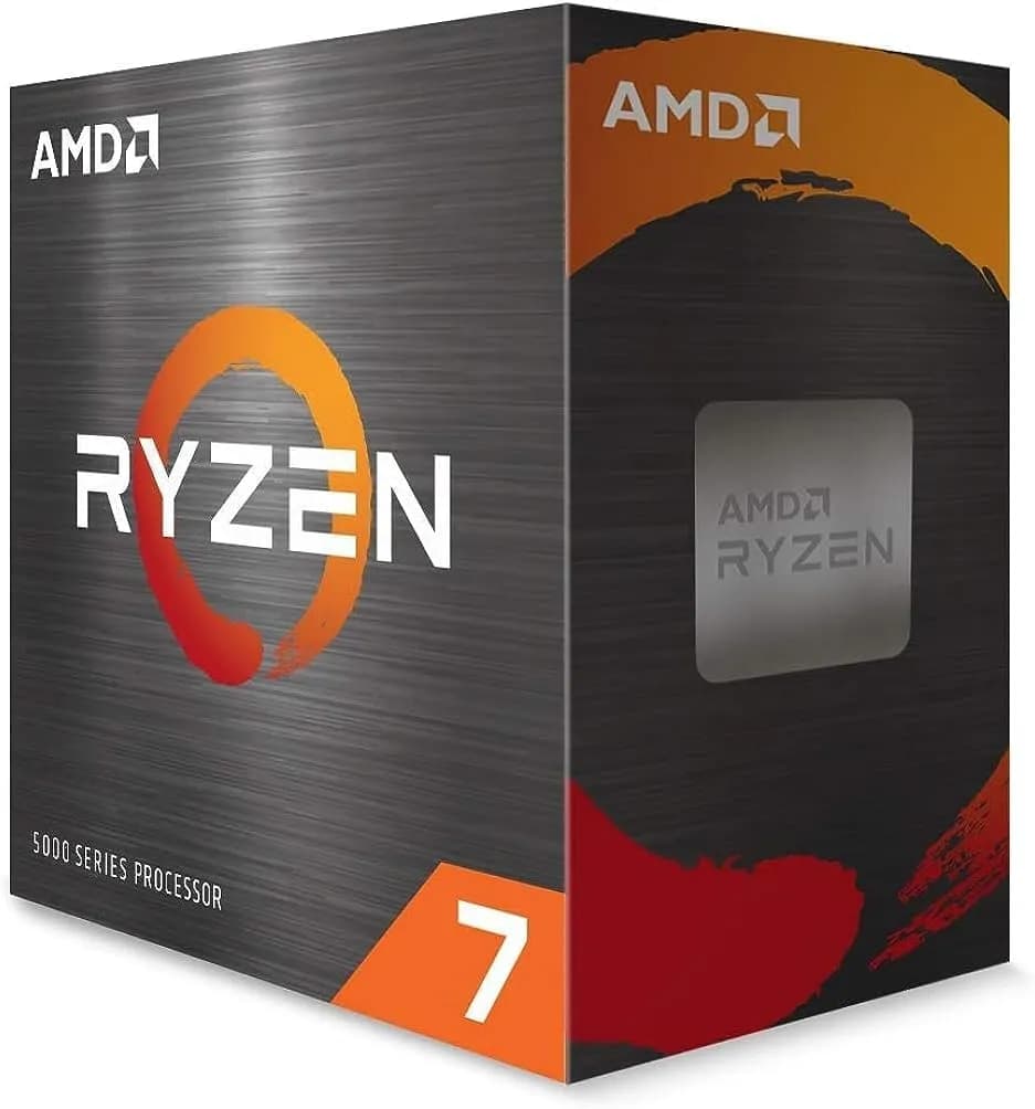 AMD Ryzen 7 5800X Processeur (8 Cœurs/16 Threads, 105W TDP, Socket AM4, 36 Mo Cache, jusqu'à 4,7 Ghz Fréquence Boost, sans Ventilateur)