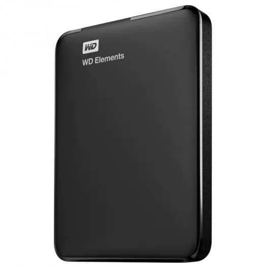 Western Digital - Disque Dur externe Western Digital Elements Portable - 1To/2To/4To (Noir)