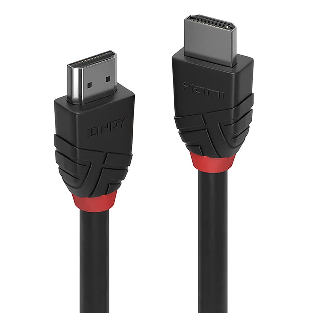 Lindy Câble HDMI High Speed, Black Line, 1m