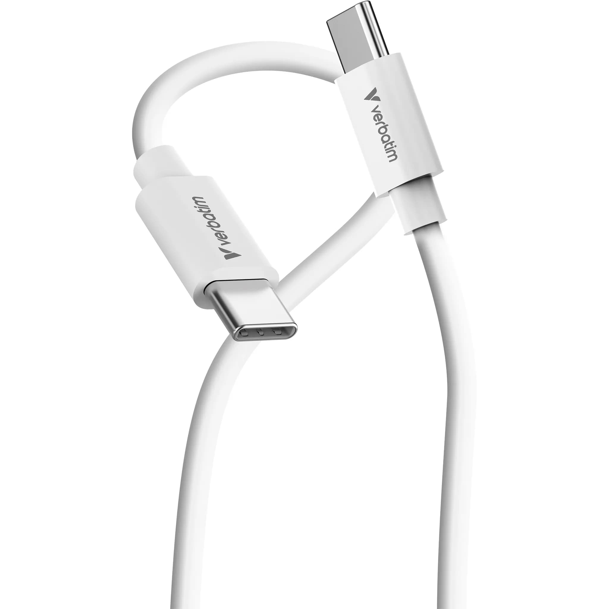 Verbatim 32409 câble USB USB 2.0 3 m USB C 0,48 Gbit/s 100 W Blanc