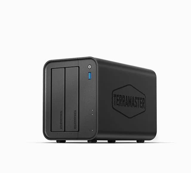 TerraMaster F2-425 serveur de stockage NAS Bureau Intel® Celeron® N5095 4 Go DDR4 0 To Noir