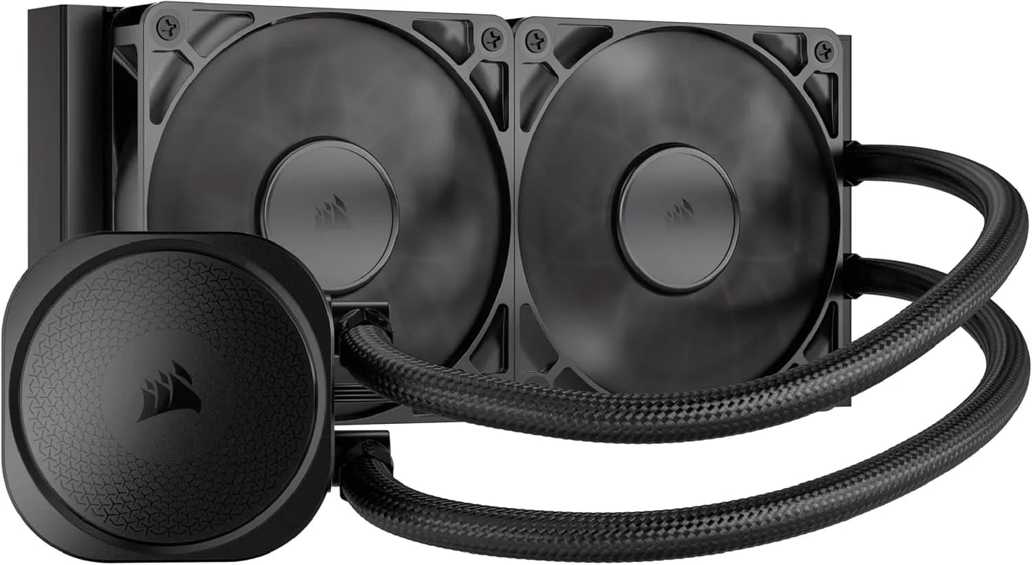 CORSAIR Nautilus 240 RS Refroidisseur Liquide pour CPU – 240mm AIO – Faible Bruit – Connexion Directe de Carte Mère – Intel LGA 1851/1700, AMD AM5/AM4 – 2X RS120 Ventilateurs Inclus – Noir