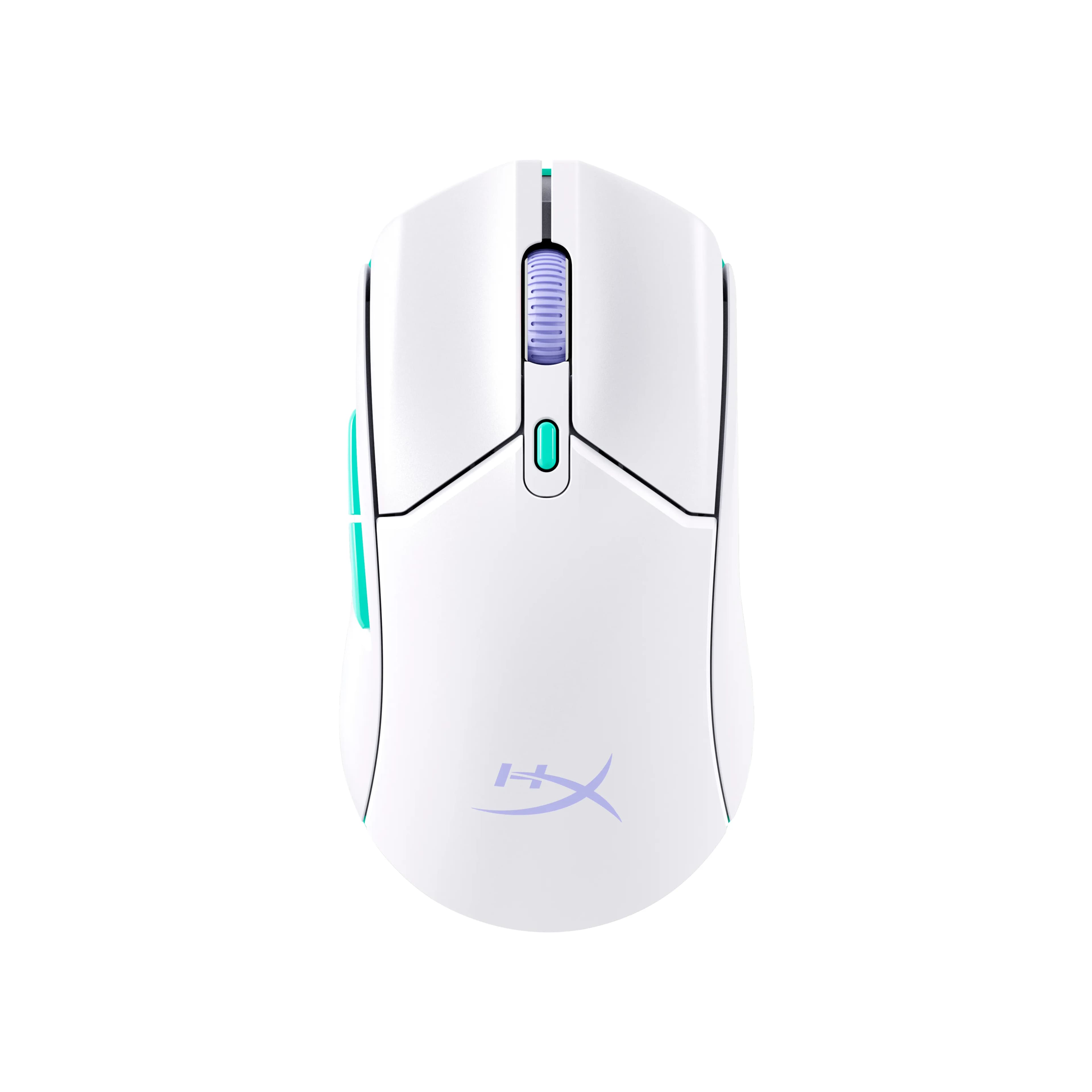 HyperX Pulsefire Haste 2 Core sf - Souris gamer (blanc/vert/violet)