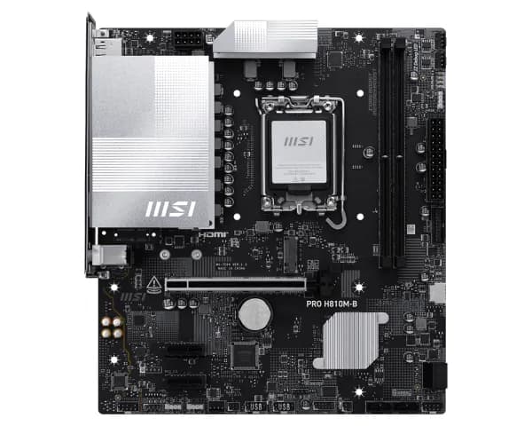 MSI PRO H810M-B carte mère Intel H810 LGA 1851 (Socket V1) micro ATX