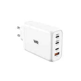 WE Chargeur secteur GaN 140 W, 3 ports USB-C et 1 port USB-A, blanc