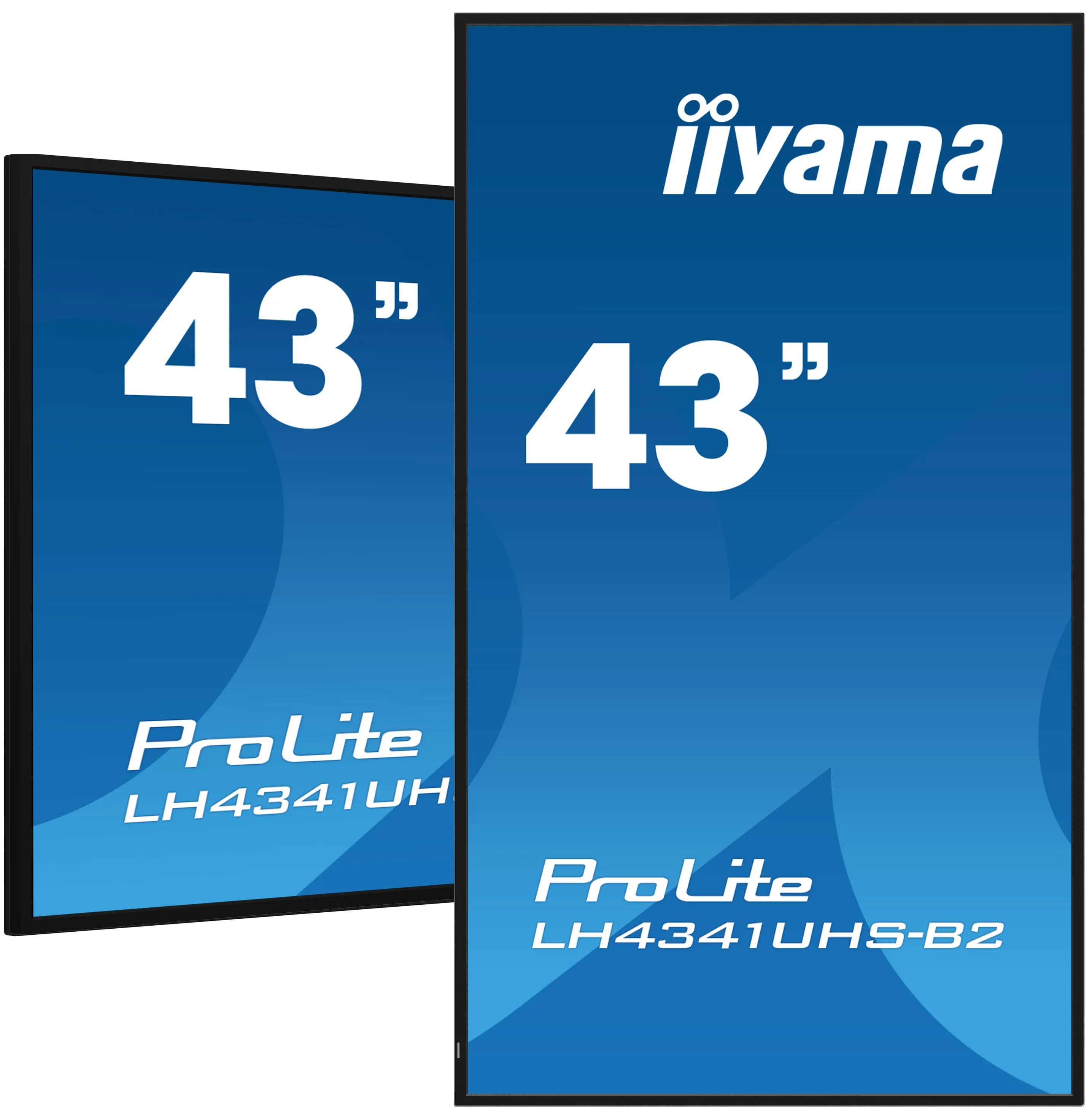 iiyama LH4341UHS-B2 Écran d'affichage dynamique 108 cm (42.5") LCD 500 cd/m² 4K Ultra HD Intégré dans le processeur Android 8.0 24/7