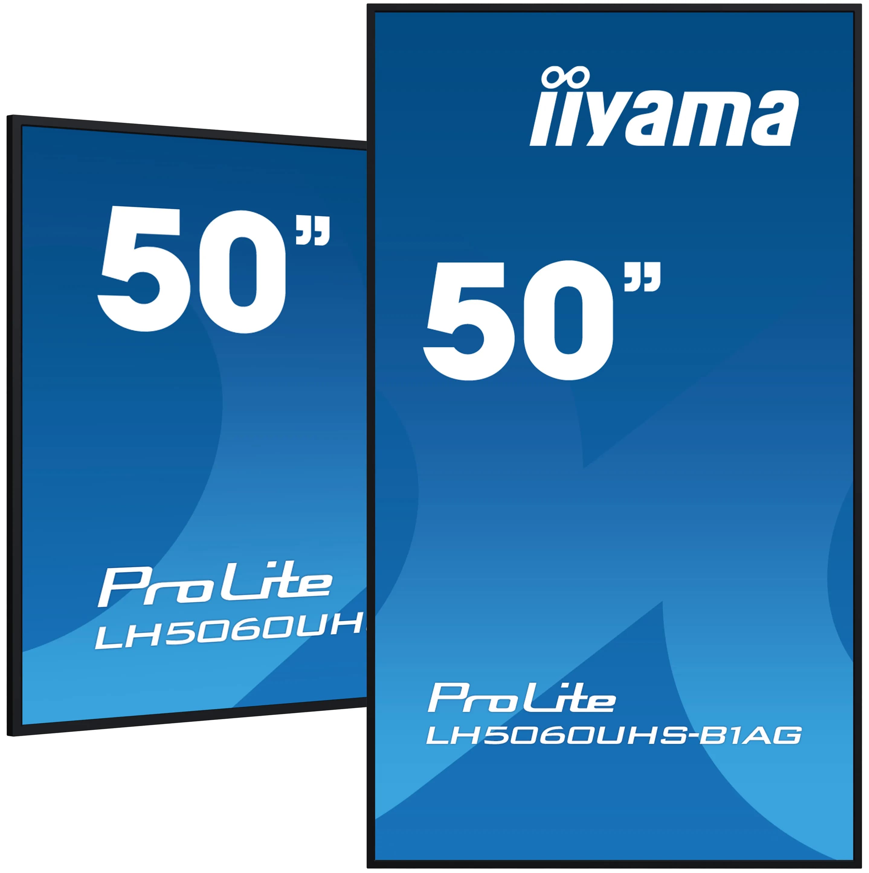 iiyama LH5060UHS-B1AG Écran d'affichage dynamique Carte A numérique 125,7 cm (49.5") LED Wifi 500 cd/m² 4K Ultra HD Noir Intégré dans le processeur Android 11 24/7