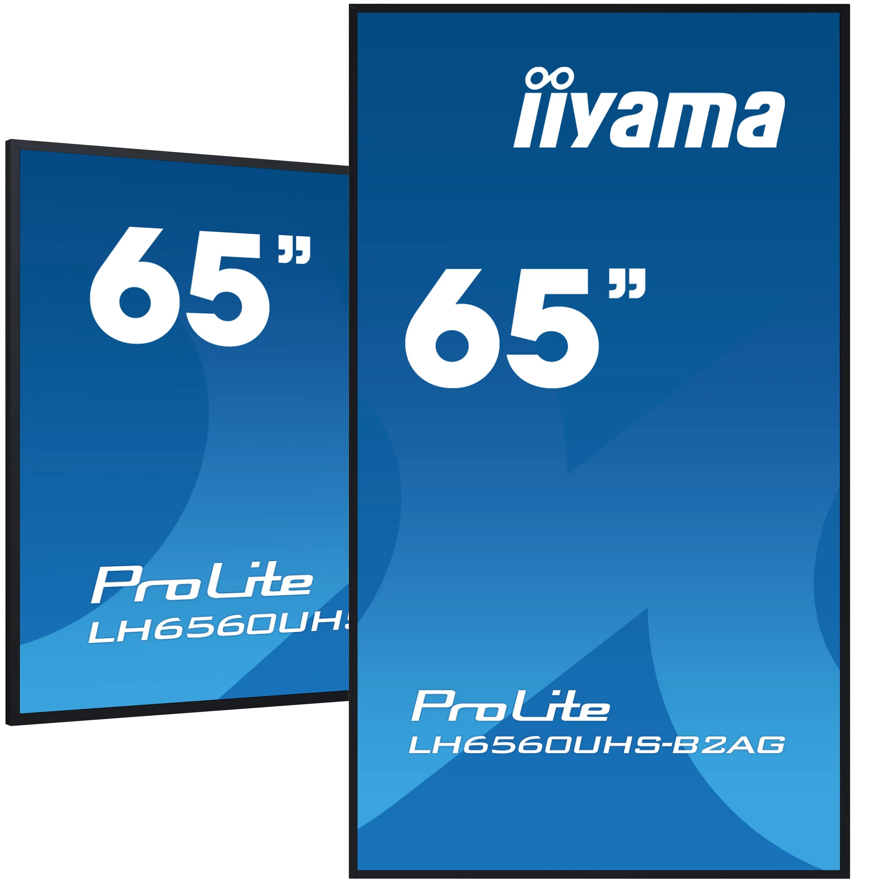iiyama LH6560UHS-B2AG Écran d'affichage dynamique Carte A numérique 163,8 cm (64.5") LED Wifi 500 cd/m² 4K Ultra HD Noir Intégré dans le processeur Android 11 24/7
