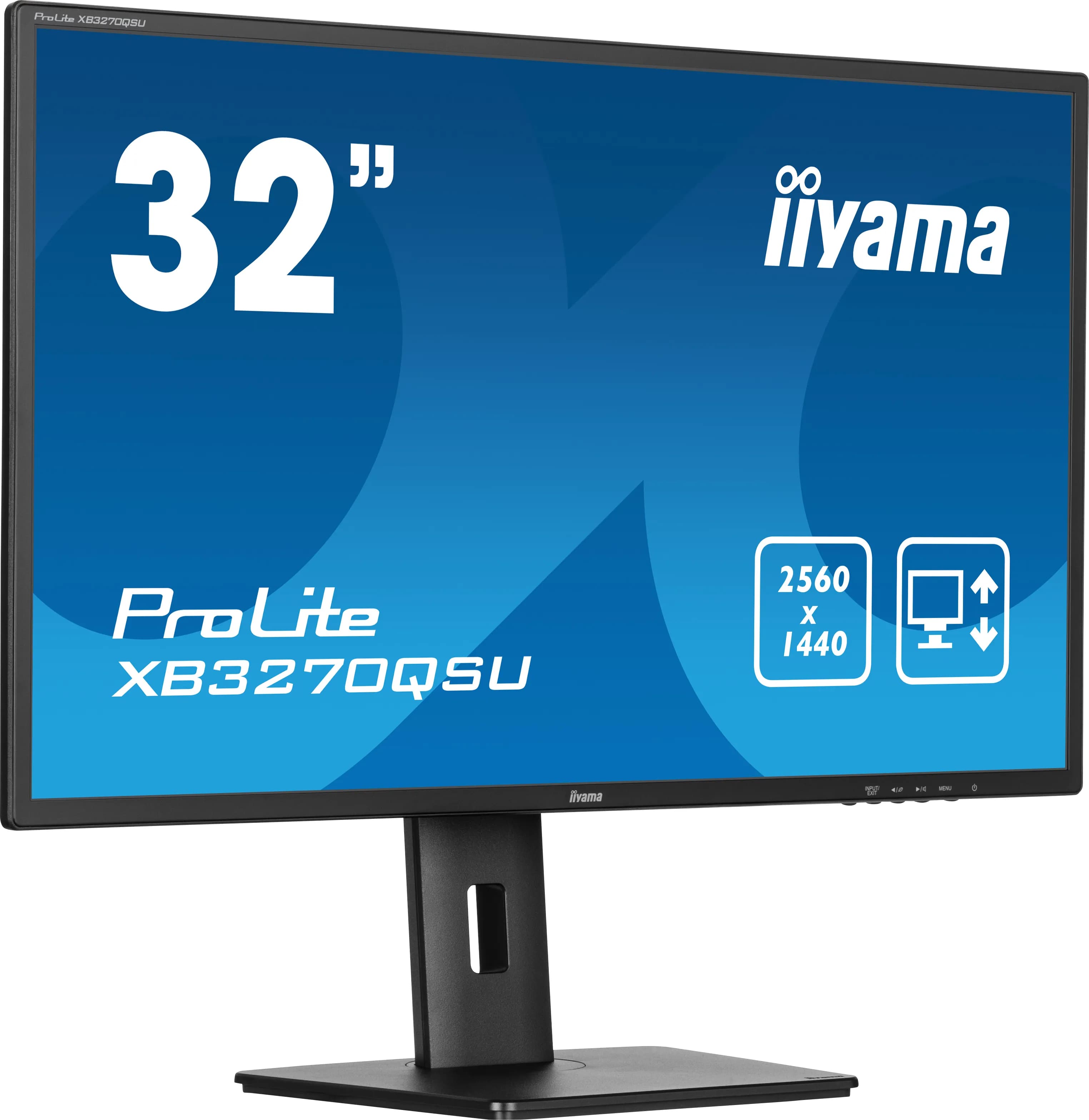 iiyama ProLite XB3270QSU-B1 écran plat de PC 80 cm (31.5") 2560 x 1440 pixels Quad HD LED Noir