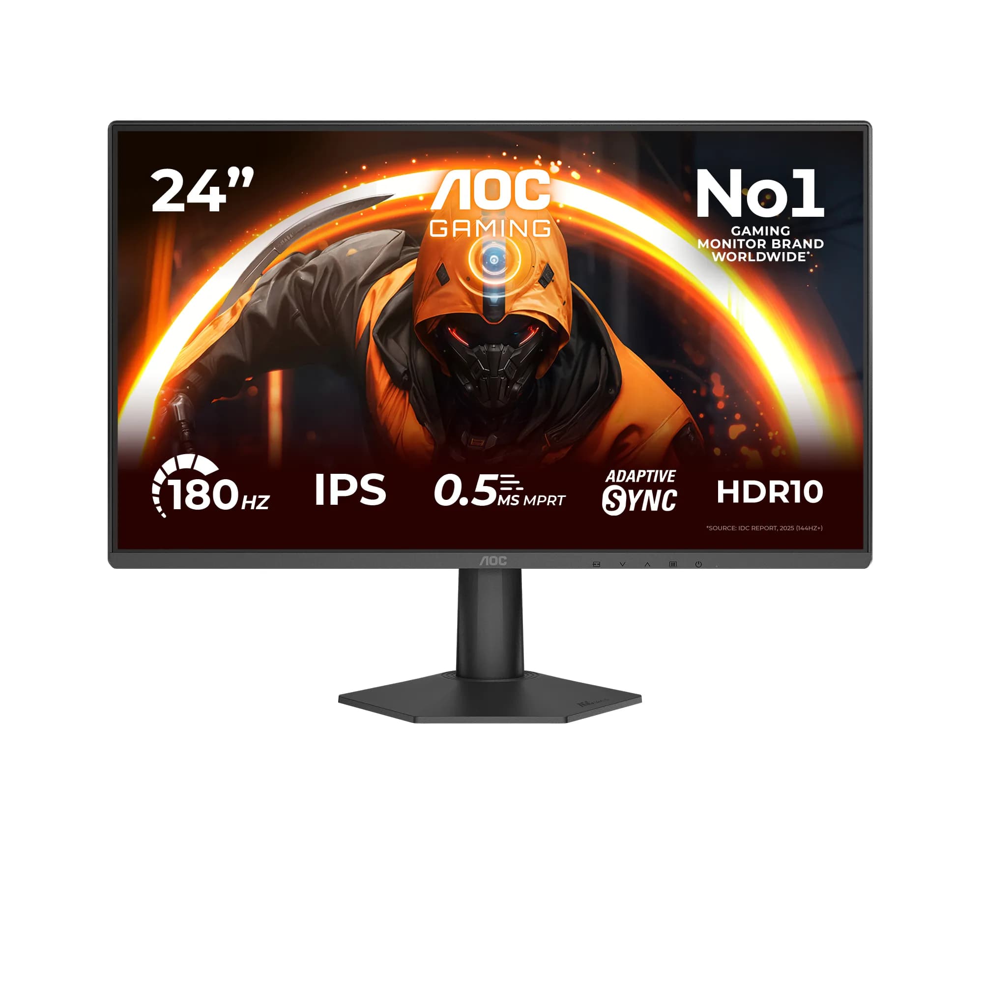 AOC 24G50F écran plat de PC 60,5 cm (23.8") 1920 x 1080 pixels Full HD LED Noir