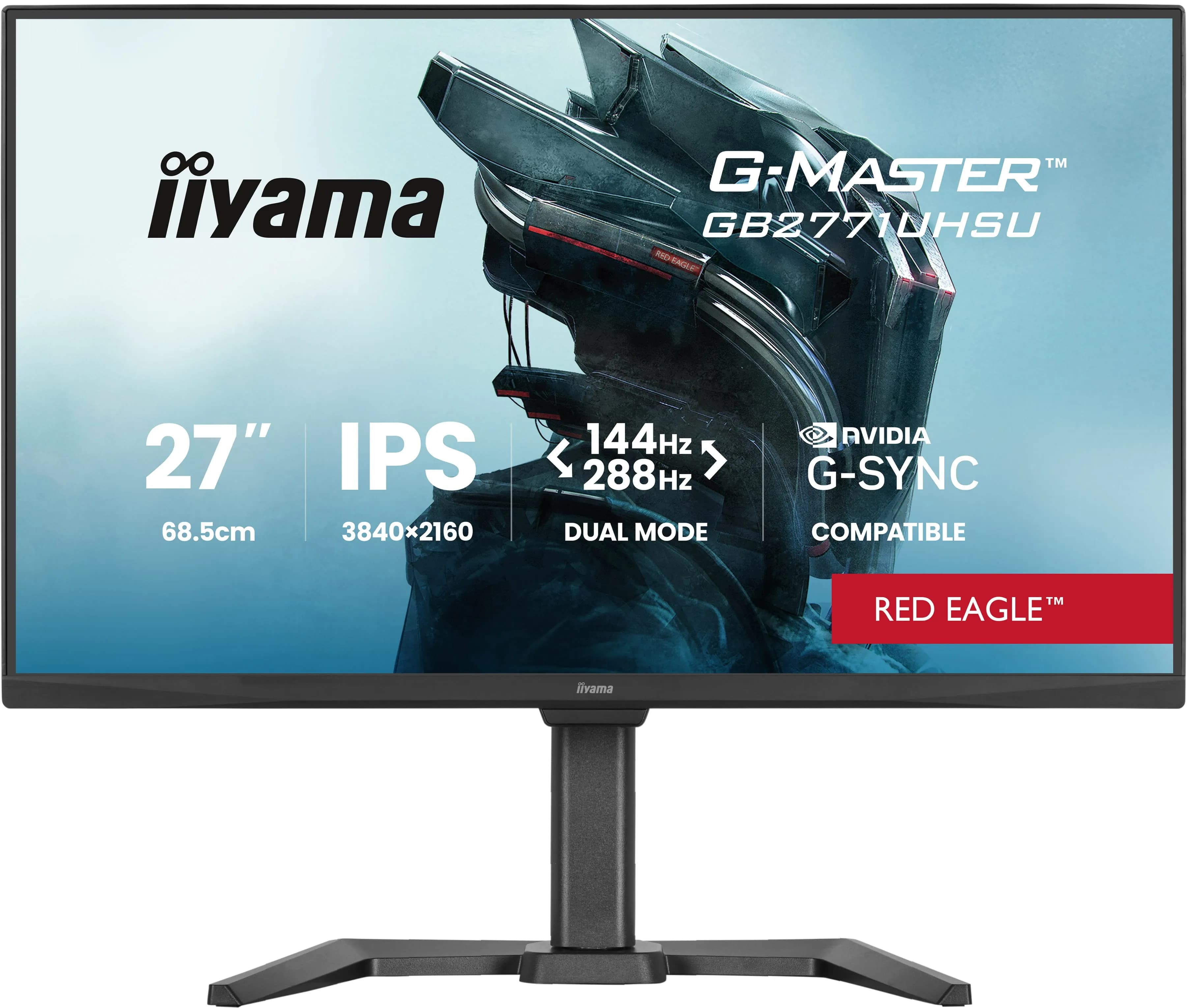 iiyama G-MASTER GB2771UHSU-B1 écran plat de PC 68,6 cm (27") 3840 x 2160 pixels 4K Ultra HD LED Noir