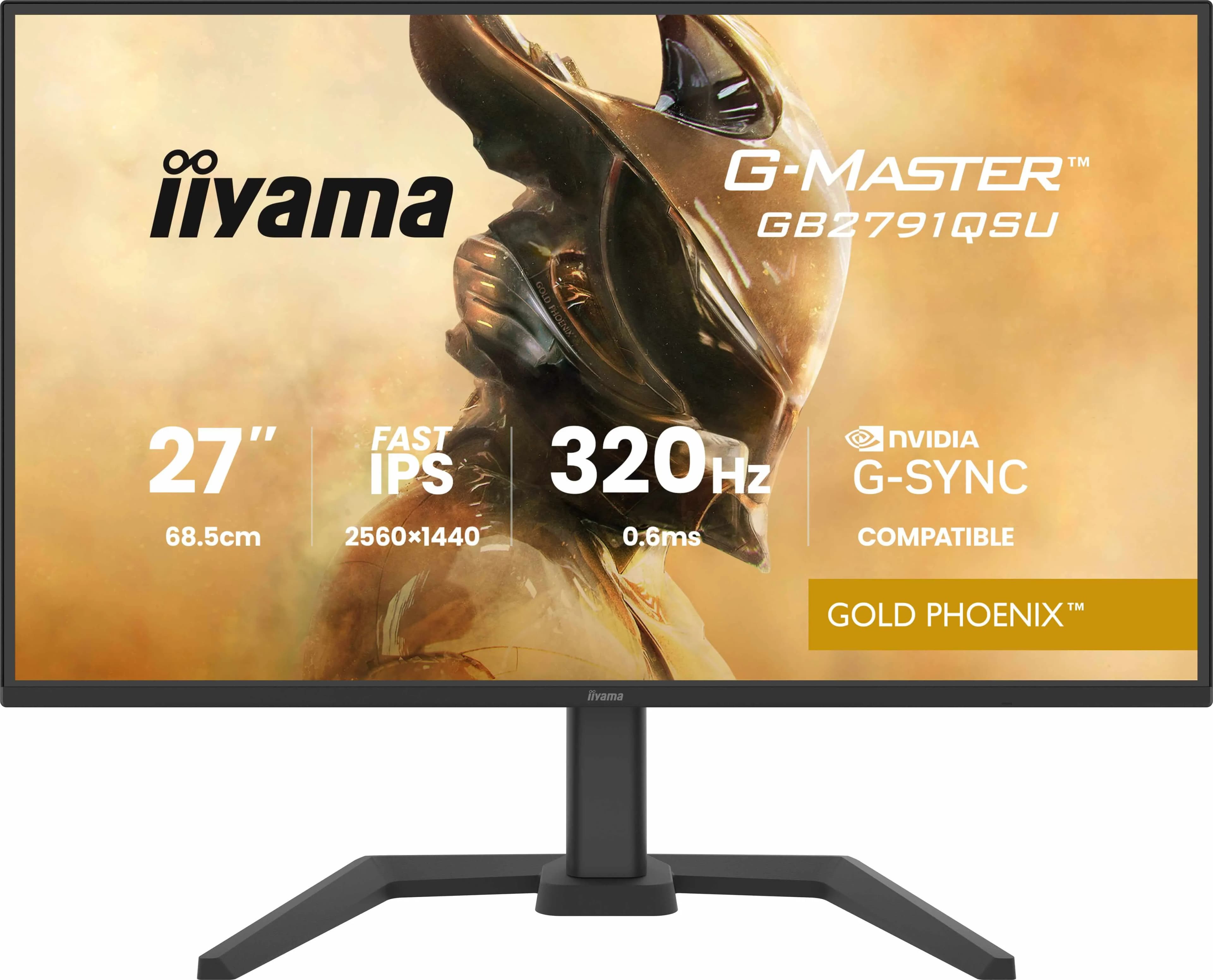 iiyama G-MASTER GB2791QSU-B1 écran plat de PC 68,6 cm (27") 2560 x 1440 pixels Wide Quad HD LCD Noir