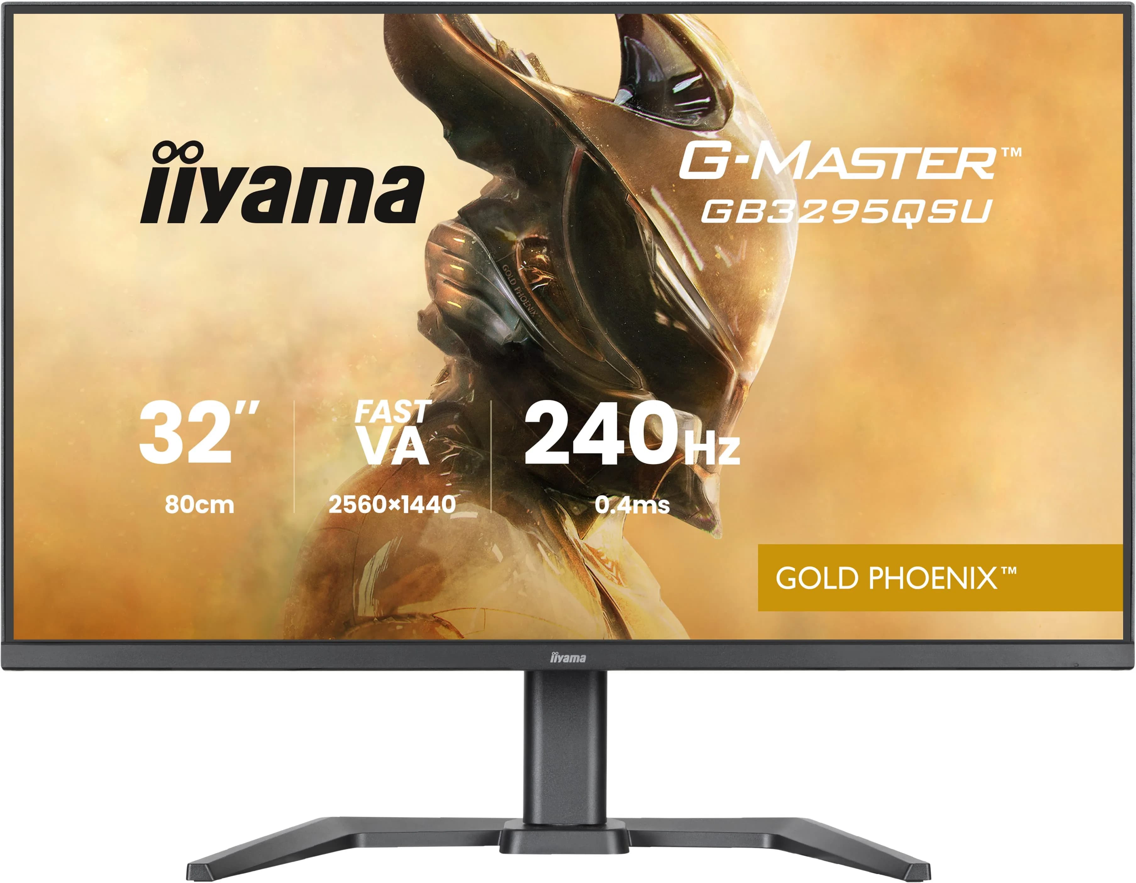 iiyama G-MASTER GB3295QSU-B1 écran plat de PC 80 cm (31.5") 2560 x 1440 pixels Quad HD LED Noir
