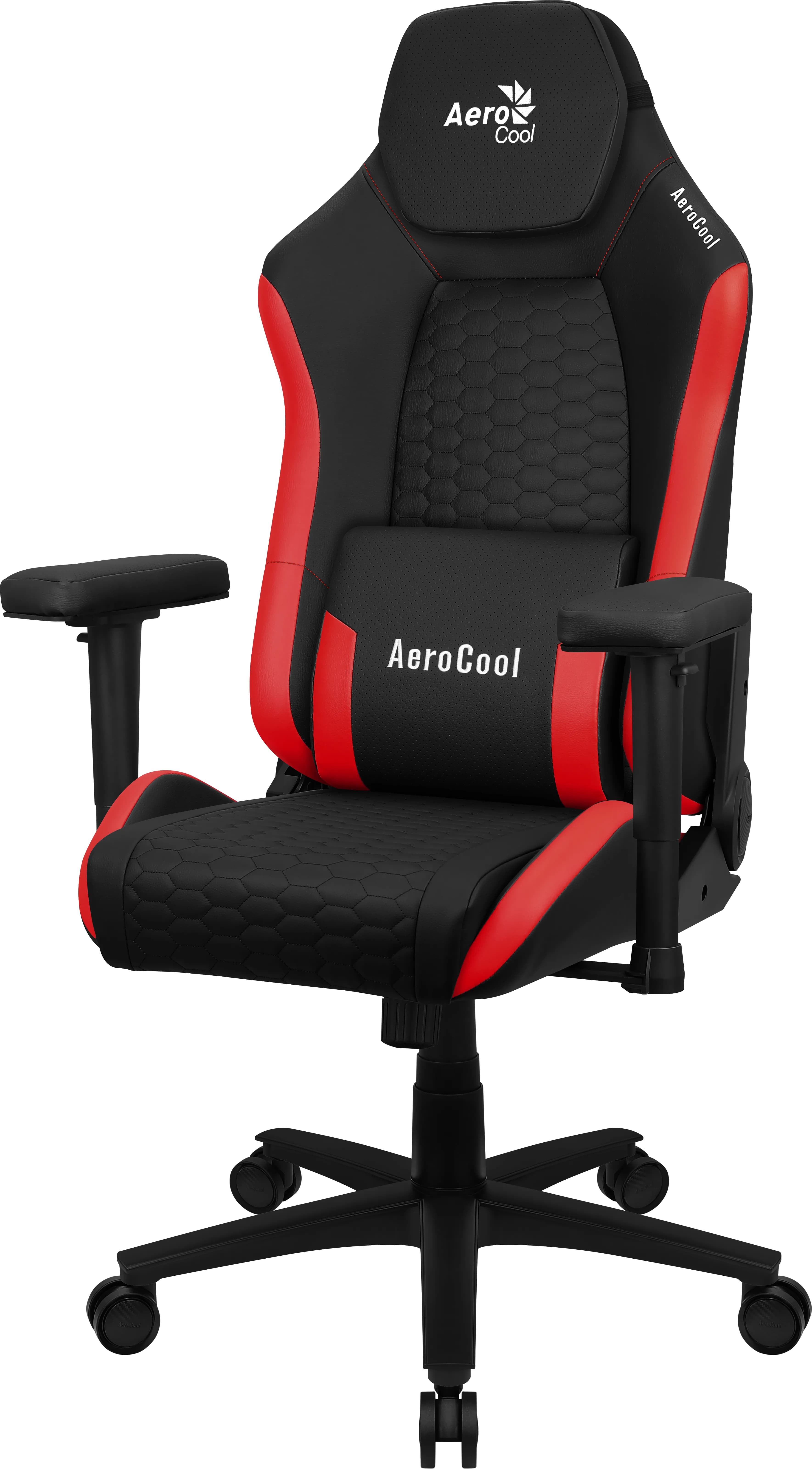 Aerocool CROWNBR Siège pour jeu vidéo Siège de jeu universel Siège rembourré Noir, Rouge