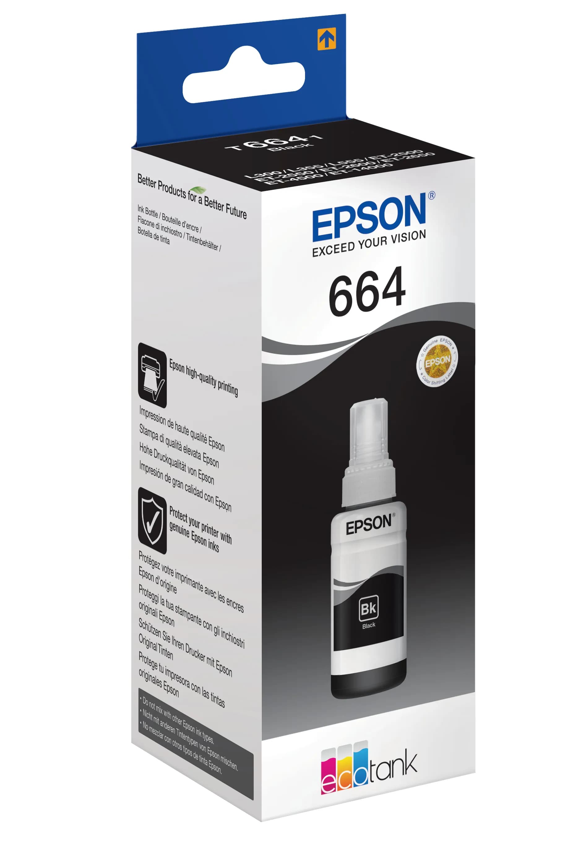 Epson 664 Bouteille d’encre noire EcoTank
