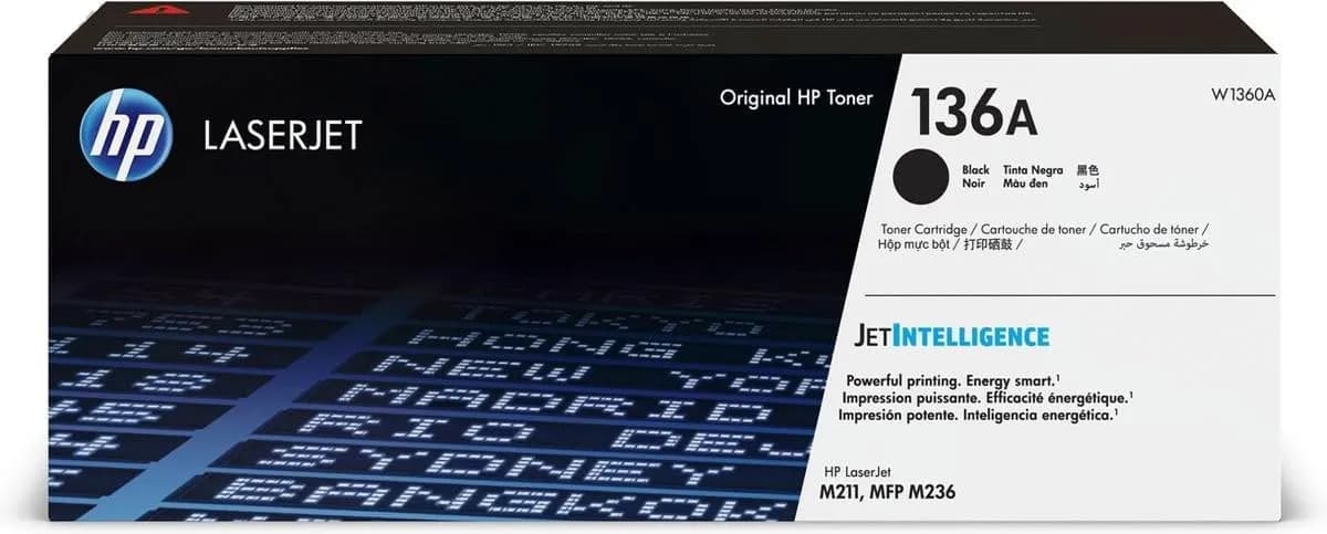 HP 136A Black Original LaserJet Toner Cartridge, W126091213 (Toner Cartridge)