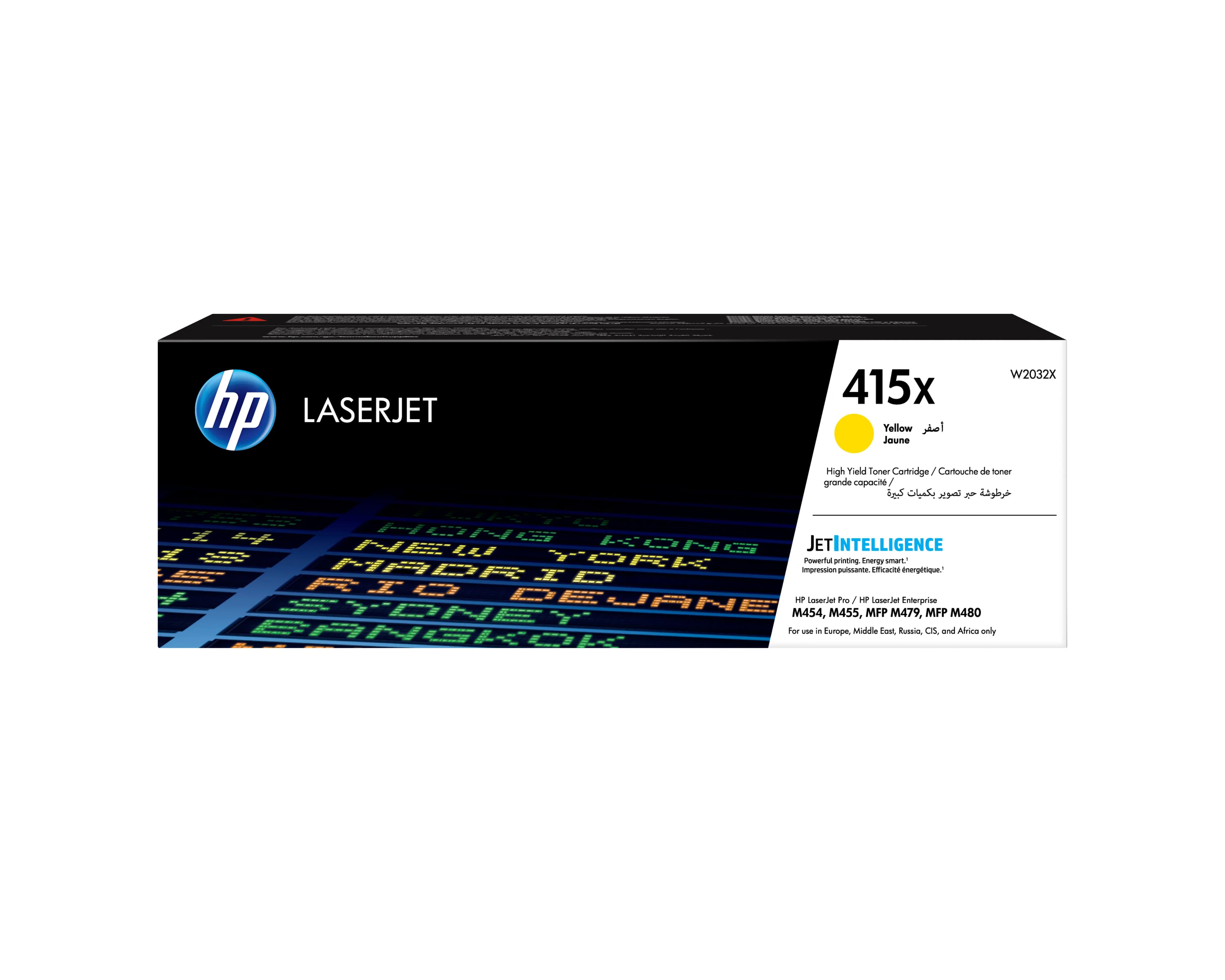 HP 415X Toner jaune LaserJet authentique grande capacité
