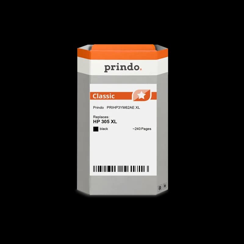 Prindo Classic XL PRIHP3YM62AE – Cartouche d'encre noire compatible HP 305 XL