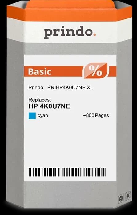 Prindo Basic XL Cyan - Cartouche d'encre compatible HP 924e