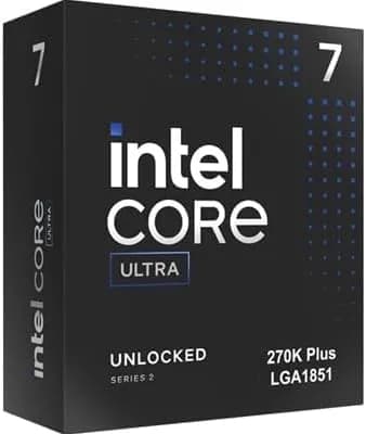 Intel Core Ultra 7 270K Plus processore 36 MB Cache intelligente Scatola (CPU/Core Ultra 7 270K Plus 5.5 GHz Box)